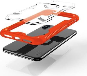 Zizo Zizo Proton Case - Pancerne Etui Iphone X Ze Szkłem 9h Na Ekran (orange/trans Clear) 8