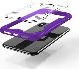 Zizo Zizo Proton Case - Pancerne Etui Iphone X Ze Szkłem 9h Na Ekran (purple/trans Clear) 7