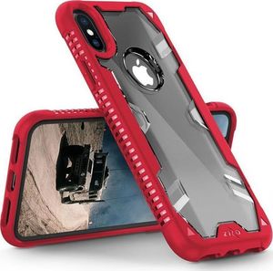 Zizo Zizo Proton Case - Pancerne Etui Iphone X Ze Szkłem 9h Na Ekran (crimson Red/trans Clear) 3