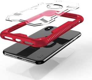 Zizo Zizo Proton Case - Pancerne Etui Iphone X Ze Szkłem 9h Na Ekran (crimson Red/trans Clear) 7