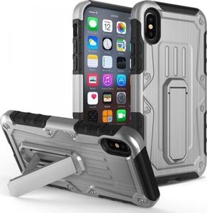 Zizo Zizo Heavy Duty Armor Case - Pancerne Etui Iphone X Z Podstawką + Uchwyt Do Paska (gray/black) 1