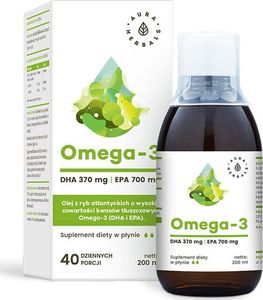 Aura Herbals Omega 3 DHA i EPA suplement diety 200ml 1