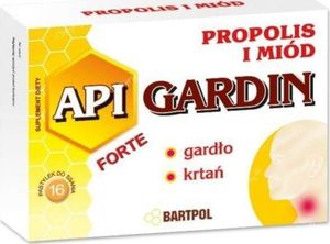 Bartpol Garden Forte Propolis i Miód suplement diety 16 pastylek 1