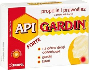 Bartpol Garden Forte Propolis i Prawoślaz suplement diety Wiśnia 16 pastylek 1