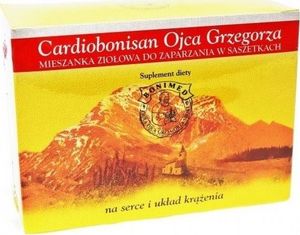 Bonimed BONIMED_Cardiobonisan Ojca Grzegorza mieszanka ziołowa do zaparzania suplement diety 25 saszetek 1