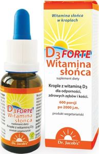 Dr.Jacob`s DR.JACOB'S_D3 Forte Witamina Słońca suplement diety w kroplach 20ml 1