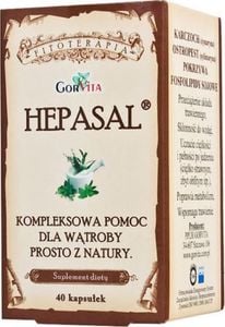 Gorvita GORVITA_Hepasal suplement diety 40 kapsułek 1