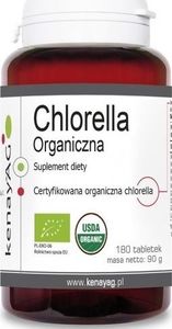 Kenayag KENAYAG_Chlorella Organiczna suplement diety 180 kapsułek 1