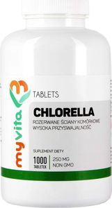 MYVITA MYVITA_Chlorella 250mg suplement diety 1000 tabletek 1
