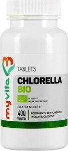 MYVITA MYVITA_Chlorella Bio suplement diety 400 tabletek 1