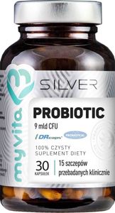 MYVITA MYVITA_Silver Probiotic 9 mld CFU 100% czysty suplement diety 30 kapsułek 1