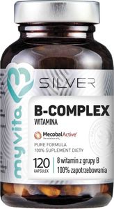 MYVITA MYVITA_Silver Witamina B Complex 100% czysty suplement diety 120 kapsułek 1