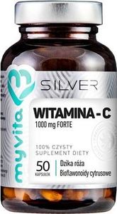 MYVITA MYVITA_Silver Witamina C Forte 1000mg 100% czysty suplement diety 50 kapsułek 1