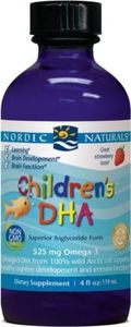 Nordic naturals NORDIC NATURALS_Children's DHA Omega-3 525mg suplement diety dla dzieci 237 ml 1