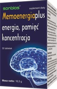 Sanbios SANBIOS_Memoenergia suplement diety 30 tabletek 1