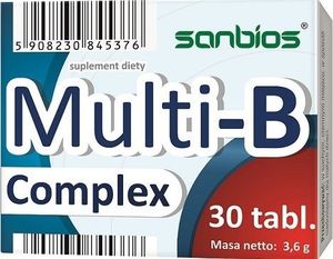 Sanbios SANBIOS_Multi-B Complex suplement diety 30 tabletek 1