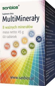 Sanbios SANBIOS_Multiminerały suplement diety 60 tabletek 1