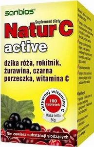 Sanbios SANBIOS_Nature C Active suplement diety 100 tabletek 1