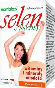 Sanbios SANBIOS_Selen z Lucerną suplement diety 50 tabletek 1