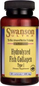 Swanson SWANSON_Hydrolizowany Kolagen z Ryb typ I 400mg suplement diety 60 kapsułek 1