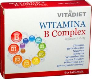 Vitadiet VITADIET_Witamina B Complex suplement diety 60 tabletek 1