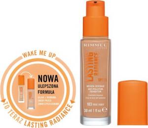 Rimmel  Podkład do twarzy Lasting Radiance Anti-Pollution Foundation 103 True Ivory 30ml 2