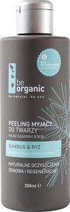 Be Organic Peeling myjący do twarzy Bambus Ryż 200ml 1