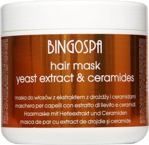 BingoSpa Maska do włosów z ekstraktem z drożdży i ceramidami 500ml 1