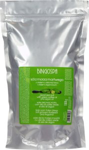 BingoSpa Sól z Morza Martwego z olejem z zielonej kawy i olejem arganowym 1000g 1