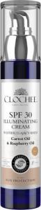 Clochee Krem do twarzy Iluminating Cream SPF30 Carrot Oil&Raspberry Oil rozświetlający 50ml 1