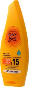 DAX DAX_Sun SPF15 emulsja ochronna Masło Kakaowe Olej Arganowy 175ml 1