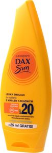 DAX DAX_Sun SPF20 lekka emulsja do opalania z masłem kakaowym 175ml 1