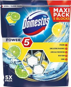 Domestos DOMESTOS_Power 5 kostka toaletowa Lime 5x55g 1