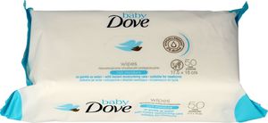 Dove  DOVE_Baby Rich Moisture Wipes nawilżane chusteczki oczyszczające 50szt. 1
