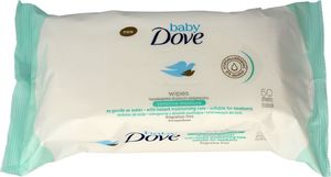 Dove  DOVE_Baby Sensitive Moisture Wipes nawilżane chusteczki oczyszczające 50szt. 1