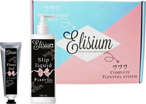 Elisium ELISIUM_SET Zestaw podstawowy FlexyGel Milky 25g Slip Liquid 300ml 1