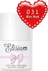 Elisium Lakier hybrydowy UV Gel 031 Hot Red 8ml 2
