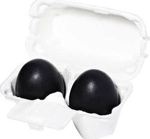 Holika Holika Mydło do mycia twarzy Smooth Egg Skin Charcoal Egg Soap z ekstraktem z węgla drzewnego 2x50g 1