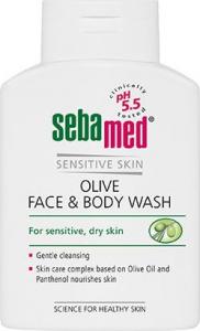 Sebamed Emulsja do oczyszczania Sensitive Skin Olive Face&Body Wash oliwkowa 20ml 1