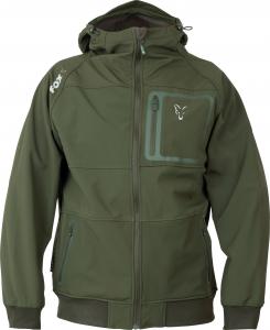 Fox Collection Green & Silver Shell Hoodie - roz. S (CCL091) 1