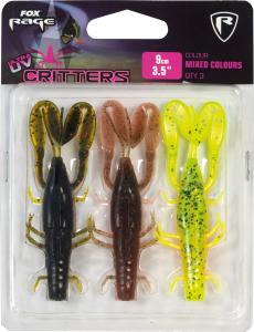 Fox Rage Critters UV Mixed Colour Pack - 7cm 3szt. (NMC005) 1