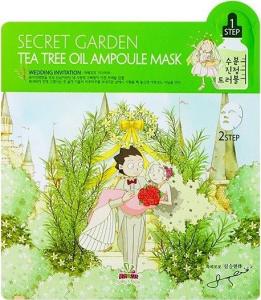 Sally`s Box Maseczka do twarzy Secret Garden Tea Tree Oil Ampoule Mask Tea Tree 21ml 1