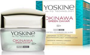 Yoskine Krem do twarzy Okinawa Green Caviar 50+ liftingujący 50ml 1
