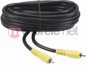 Kabel Thomson RCA (Cinch) - RCA (Cinch) czarny (KCV201 PRZEWOD RCA VIDEO 5M /75OHM stary nr:131369 ( 1312020000 )) 1