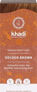 Khadi Natural Hair Colour henna do włosów Złoty Brąz 100g 1
