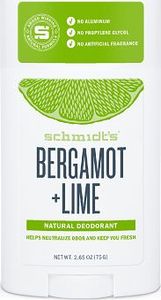 Schmidt Spiele SCHMIDT'S_Natural Deodorant naturalny dezodorant w sztyfcie Bergamotka Limonka 58ml 1