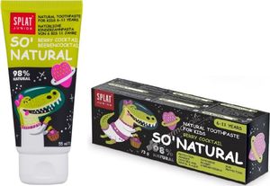 Splat Pasta do zębów Junior So'Natural Natural Toothpaste Berry Cocktail 55ml 1