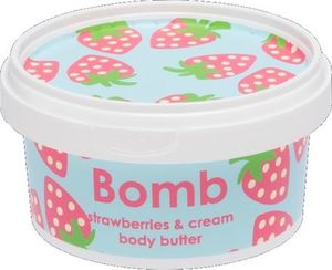 Bomb Cosmetics BOMB COSMETICS_Strawberry Cream Prefect Body Butter masło do ciała Truskawka Śmietana 200ml 1