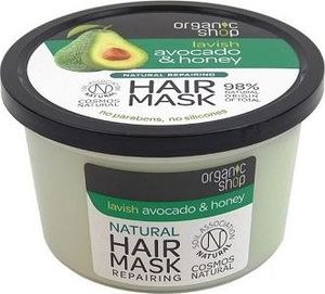 Organic Shop Hair Mask maska rewitalizująca do włosów Awokado & Miód 250ml 1