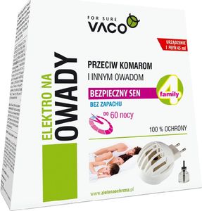 Vaco Elektro + Płyn przeciw komarom i innym owadom 45ml 1